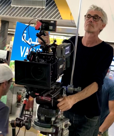 Checking exposure, Dune Dreams ; Samuel Doux movie shot in Dubaï, Paris and Liege ; Arri Alexa Mini, 2019