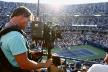 Mike Murphy - Working around the Arthur Ashe Stadium at the US Open in 2012.