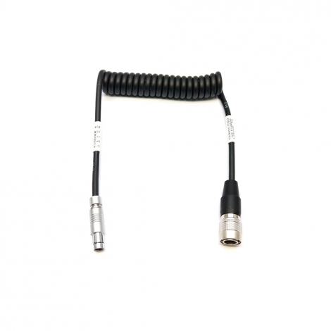 Transvideo Fisher4 Hirose6 video & Power cable for Rainbow/Titan to minimonitor Arri or Aaton